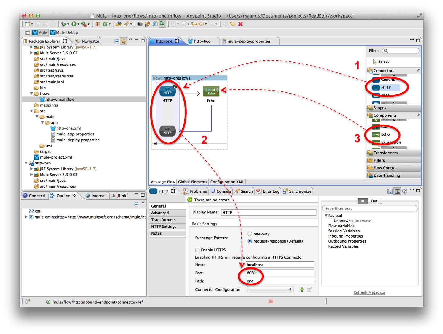 Create Mule FLow